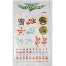 B'z(ビーズ) LIVE-GYM 2003 “BIG MACHINE”  タトゥシール