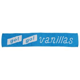 go!go!vanillas(バニラズ) その他 マフラータオル ブルー　ホワイト ロゴ