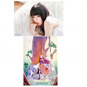 LiSA(リサ) ポスター シルシ ソードアート・オンラインII とらのあな特典 両面 2014