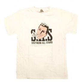サザンオールスターズ(SAS) KAMAKURA TO SENEGAL SOUTHERN ALL STARS avec TOURE KUNDA Tシャツ 1985 ホワイト