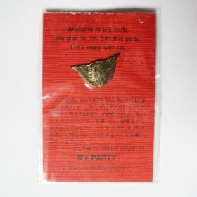 B'z(ビーズ) その他 party  ピンバッジ 9th bluesロゴ 入会特典