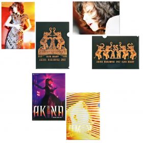 中森明菜(AKINA) その他 クリアファイル 3枚セット AKINA NAKAMORI DINNER SHOW 2017 CLUB NIGHT