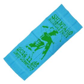UVERworld(ウーバーワールド) O CHOIR TOUR 2014-2015 タオル ブルー　11月5日 真太郎生誕祭