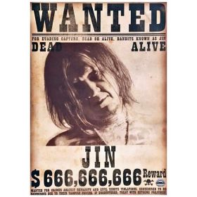 VAMPS(HYDEソロ) ポスター JIN 手配書 VAMPARK景品