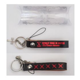 X JAPAN(エックス) WORLD TOUR Live in TOKYO ?攻撃続行中? ストラップ キーホルダー ブラック