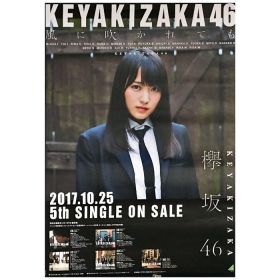 欅坂46(けやきざか46) ポスター 菅井友香 風に吹かれても 握手会限定