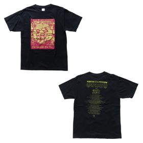 MAN WITH A MISSION(マンウィズ) The World's On Fire TOUR 2016 W.O.Fツアー Tシャツ LINE ver ブラック