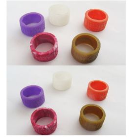 MAN WITH A MISSION(マンウィズ) セット商品 シリコンリング 指輪 5種セット ガウポン景品