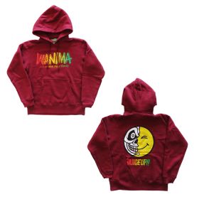WANIMA(ワニマ) JUICE UP!! TOUR SMTMT HOODIE パーカー J,U,VER バーガンディ TOUR FINAL