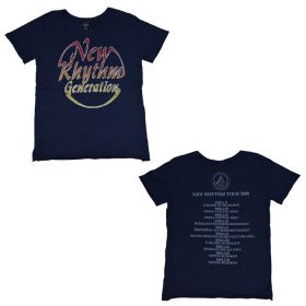 YUKI(ユキ) YUKI concert New Rhythm Tour 2008 Tシャツ ブラック