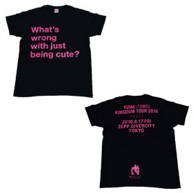 夢みるアドレセンス(夢アド) その他 Tシャツ ブラック ようこそ！ユメ(トモ)の国ツアー2016