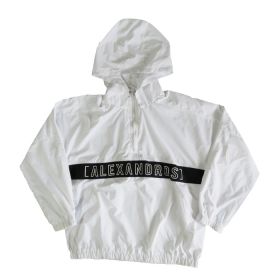 [Alexandros](ドロス) Premium V.I.P. Party ナイロンパーカー ホワイト 2018