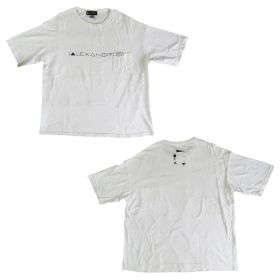 [Alexandros](ドロス) その他 ビッグロゴ Tシャツ ホワイト 2017夏フェス
