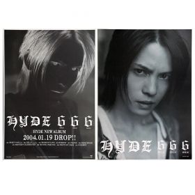 HYDE(VAMPS) ポスター 666 告知 両面 2004