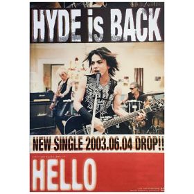 HYDE(VAMPS) ポスター HELLO 告知 2003 HYDE IS BACK