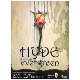 HYDE(VAMPS) ポスター evergreen 告知 ジャケット 2001