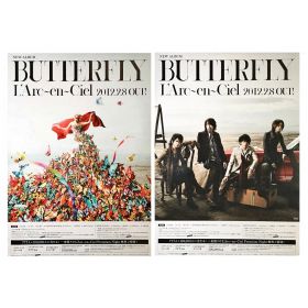L'Arc～en～Ciel(ラルク) ポスター BUTTERFLY 両面
