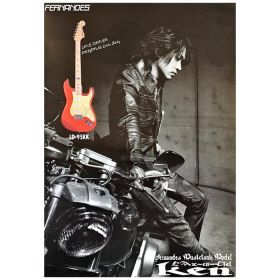 L'Arc～en～Ciel(ラルク) ポスター KEN ギター FERNANDES LD-95KK