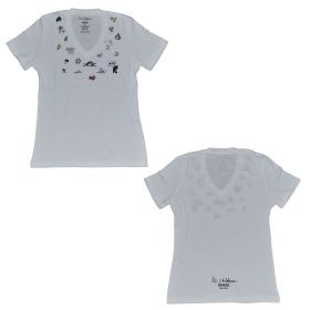 Mr.Children(ミスチル) Tour 2011 “SENSE” 刺繍 Vネック Tシャツ