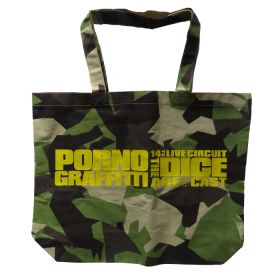 ポルノグラフィティ(porno) 14thライヴサーキット "The dice are cast" 迷"サイ"トートバッグ グリーン