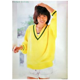 沢田聖子(さわだしょうこ) ポスター 黄色服×ショートパンツ