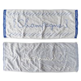 [Alexandros](ドロス) その他 champagne タオル ブルー×ホワイト