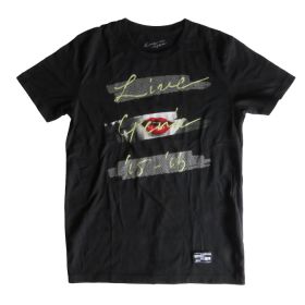 安室奈美恵(namie amuro) LIVEGENIC 2015-2016 ツアーTシャツ B ブラック