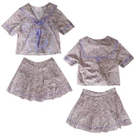 でんぱ組.inc(でんぱ) オフィシャルグッズ 最上もが 花柄セーラー服 初武道館衣装レプリカ パープル レディース