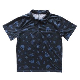 ケツメイシ(KTM) KTM TOUR 2017 幻の六本木大サーカス団「ハッキリ言ってパーティーです!!」 サーカスグラフィック ポロシャツ　ネイビー