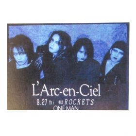 L'Arc～en～Ciel(ラルク) チラシ・フライヤー 1991年9月27日 難波ロケッツ ワンマン告知