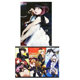 LiSA(リサ) ポスター Brave Freak Out クオリディア・コード アニメイト特典 両面 2016