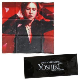 X JAPAN(エックス) YOSHIKI ポーチ クリーナークロス EVENING/BREAKFAST WITH YOSHIKI 2019 IN TOKYO 入場者配布品