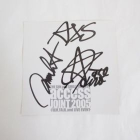 access(アクセス) joint 2005 サイン色紙2