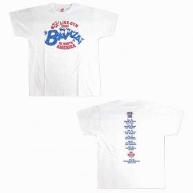 B'z(ビーズ) LIVE-GYM 2003 BANZAI IN NORTH AMERICA ツアー　Tシャツ BANZAI  ホワイト