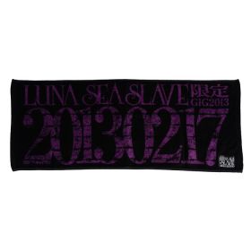 LUNA SEA(ルナシー) SLAVE限定GIG 2013 フェイスタオル ブラック×パープル