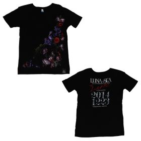 LUNA SEA(ルナシー) 25th ANNIVERSARY LIVE TOUR THE LUNATIC -A Liberated Will- Tシャツ ブラック 12月23日 横浜アリーナ限定