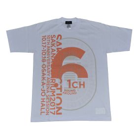 サカナクション(Sakanaction) SAKANAQUARIUM2017 10th ANNIVERSARY Arena Session 6.1ch Sound Around Drawing tシャツ オレンジ 大阪城ホール限定販売