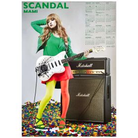 SCANDAL(スキャンダル) ポスター MAMI 2013 カレンダー ENCORE SHOW タワーレコード購入特典