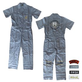 湘南乃風(しょうなんのかぜ) その他 カバーオール つなぎ グレー　ワッペン4個付