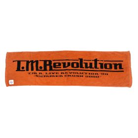 T.M.Revolution(西川貴教) T.M.R.LIVE REVOLUTION'00 -SUMMER CRUSH 2000- フェイスタオル オレンジ
