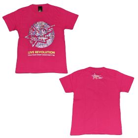 T.M.Revolution(西川貴教) T.M.R.YEAR COUNT DOWN PARTY '08-'09 LIVE REVOLUTION REMIX XII Tシャツ ピンク