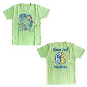 WANIMA(ワニマ) Good Job!! ＊Release Party"カオス!!ギネス!?日本初!!" TTY Tシャツ グリーン キッズサイズ 140