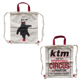 ケツメイシ(KTM) KTM TOUR 2017 幻の六本木大サーカス団「ハッキリ言ってパーティーです!!」 ナップサック リュック サーカスベアー