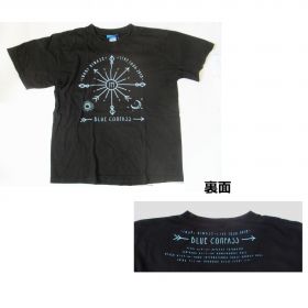 水瀬いのり(いのりん) Inori Minase LIVE TOUR 2018 BLUE COMPASS Tシャツ C ブラック