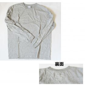 水瀬いのり(いのりん) いのりまち町民集会2018 ロングスリーブTシャツ グレー 長袖