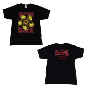 MAN WITH A MISSION(マンウィズ) Out of Control JAPAN Tour 2015 Tシャツ ブラック×レッド