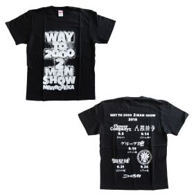 ニューロティカ(NEW ROTEeKA) 限定販売 Tシャツ ブラック Way to 2000 2 MAN SHOW  人間椅子 グループ魂 フラカン等 2018