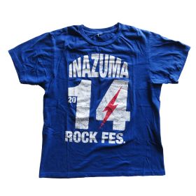 T.M.Revolution(西川貴教) イナズマロックフェス 2014 Tシャツ ブルー