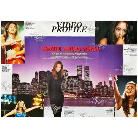 安室奈美恵(アムロ) ポスター AMURO NAMIE WORLD 安室奈美恵ワールド ローソン限定VHS