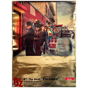 B'z(ビーズ) ポスター The Best Pleasure 1998 告知 ゴールド仕様